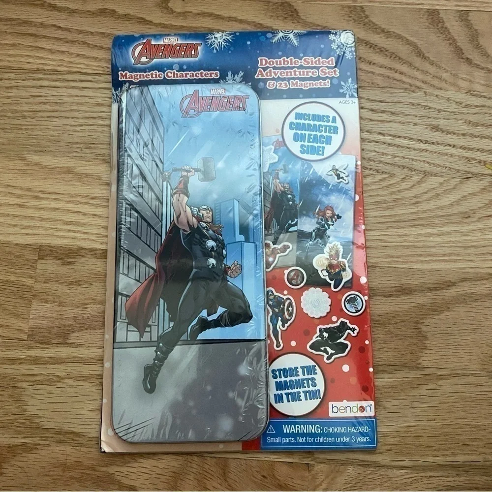 Avengers Double Sided Adventure Magnet Characters Set NEW Christmas Thor Captain